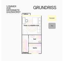 1-Zimmer-Wohnung mit Balkon in Uhlenhorst ab JanuarFebruar - Hamburg