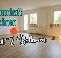 schicke urbane 3-Zimmer-Wohnung mit 2 Balkonen - 1 Monat KM-frei bis 31.05.2025! - Chemnitz Bernsdorf
