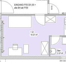 Zentrumsnahe kleine 1-Zimmerwohnung in Göppingen