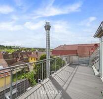 Sonne, Aussicht, City-Flair – Wohnen mit großer Dachterrasse - Göppingen