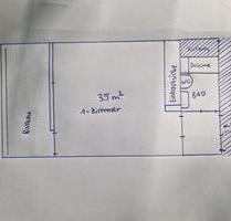 Teilmöblierte 1-Zimmer Wohnung mit Südbalkon - Bochum Bochum-Nord