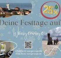Weihnachten & Silvester auf Wangerooge – FeWo mit 25 % Rabatt