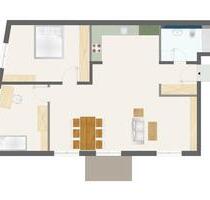 moderne 3-Zi-Wohnung (1.OG Links), EBK, Balkon, elekt. Jalousien, Fußbodenheizung, Keller, Aufzug, Tiefgarage - Frankfurt am Main Sachsenhausen Süd