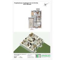 Möbliertes 2-Zimmer-Appartement am Inselbogen in Münster