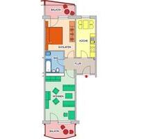 Schöne 2-Raumwohnung mit 2 Balkonen und Küchenmöbel bei Bedarf - Chemnitz Klaffenbach