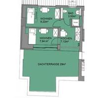 Dachterassenwohnung zur WG Nutzung (Studenten-Penthouse-Whg) - Regensburg Ganghofersiedlung