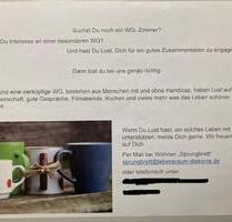 WG Zimmer in inklusiver WG - 330,00 EUR Kaltmiete, in Lüneburg (PLZ: 21339) Goseburg-Zeltberg