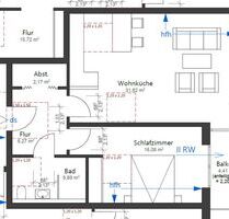 Neubau 2-Zimmer-Wohnung - 775,00 EUR Kaltmiete, ca.  64,50 m² in Leverkusen (PLZ: 51373)