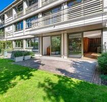 Chalet meets Urban Chic: Luxuriös ausgestattete 2-Zimmer-Gartenwohnung mit Hobby-Gästebereich - München Thalkirchen-Obersendling-Forstenried-Fürstenried-S