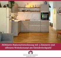 Möblierte Maisonettewohnung mit 3 Zimmern und offenem Wohnkonzept am Gleisdreieckpark! - Berlin Mitte