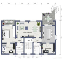 4,5-Zimmer-Wohnung OG - 2 Bäder - Winterbalkon + Balkon (~11 m²) - Dortmund Huckarde