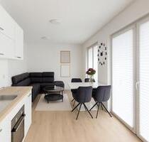 Barrierefreie Erdgeschosswohnung mit großer Terrasse, Garten und Stellplatz, möbliert und sofort - Wesseling