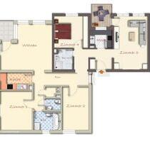 IN PLANUNG***5 Zimmer Wohnung im Wohngebiet Silberstraße mit 2 Balkonen, 2 PKW Stellplätzen zu vermieten! - Wilkau-Haßlau