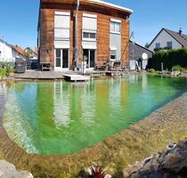 Haus, ökologische Bauweise, Schwimmteich - Bisingen