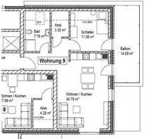 ERSTBEZUG in Barßel– schicke Penthouse - Whg. in 9-Parteienhaus
