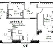 ERSTBEZUG in Barßel– schicke OG 2 Zi. Whg. in 9-Parteienhaus