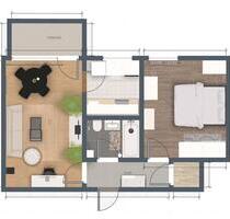 Germering 2-Zimmer Wohnung 50qm EG