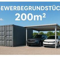 Gewerbefläche 200m² mit Container + Doppel-Carpor - Schöfweg
