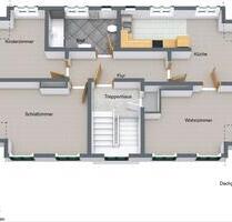 sanierte,teilmöblierte 3,5Zi DG-Wohnung mit priv. Gartenanteil - Suhl Aue 1