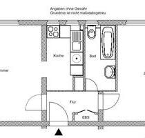 Sanierte 2 Zimmerwohnung ( ohne Balkon ) - Frankfurt am Main Nord-Ost