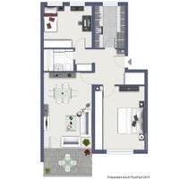 Geschmackvolle 3-Raum-Wohnung mit Balkon und Einbauküche in Köln
