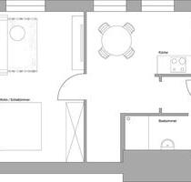 Teilmöblierte 36 m² Wohnung in Köln-Ehrenfeld