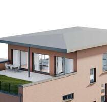 Wohnen am Wasser - Penthousewohnung mit großer Dachterrasse und Blick aufs Wasser - Kirchberg