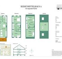 Modernes Reihenhaus in Glinde - 2.050,00 EUR Kaltmiete, ca.  164,00 m² in Glinde (PLZ: 21509)