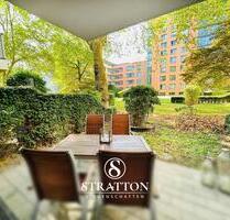 Exklusive Gartenwohnung direkt am Rheinturm - Düsseldorf Stadtbezirk 3
