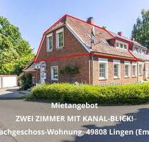 ZWEI ZIMMER MIT KANAL-BLICK! - 400,00 EUR Kaltmiete, ca.  50,00 m² in Lingen (Ems) (PLZ: 49808)