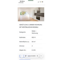 MietwohnungERSTBEZUG - 852,00&nbsp;EUR Kaltmiete, ca.&nbsp; 64,00&nbsp;m&sup2; in Osnabrück (PLZ: 49090) Eversburg