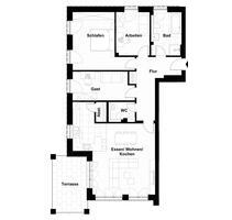 4-Zimmer-Wohnung mit Gartenterrasse in Detmold (Werreterrassen)