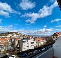 Möblierte 1-Zimmerwohnung mit großem Balkon in Stuttgart-Süd