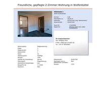 Gemütliche 2 Zimmer Wohnung - 550,00 EUR Kaltmiete, ca.  43,00 m² in Salzgitter (PLZ: 38226)