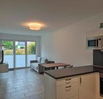 vollmöblierte, moderne Neubauwohnung mit Garten und Stellplatz - Hürth