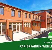 ERSTBEZUG sanierte Papierfabrik | Maisonette-Whg. mit Garten, Südwest-Terrasse, Gäste-WC, EBK mögl. - Schkeuditz
