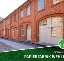 ERSTBEZUG sanierte Papierfabrik | Maisonette-Whg. mit Garten, Südwest-Terrasse, Gäste-WC, EBK mögl. - Schkeuditz