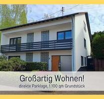 Exklusive Wohnung am Park mit eigenem Garten und Dachterrasse - Schwalbach