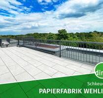 ERSTBEZUG sanierte Papierfabrik | Traumwohnung mit riesiger Dachterrasse, Gäste-WC, Aufzug u.v.m. - Schkeuditz