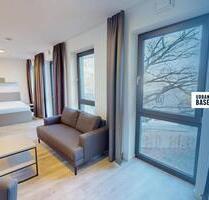 URBAN BASE: Vollmöbliertes 1-Zimmer-Large-Apartment mit EBK, BALKON, ALL-IN-MIETE, UVM. am Rheinufer - Düsseldorf Stadtbezirk 3
