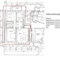 3-Raumwohnung Nähe Stadtpark - 850,00 EUR Kaltmiete, in Erfurt (PLZ: 99096) Daberstedt