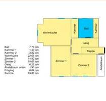 Hübsche, renovierte 3-Zimmer-Wohnung - Bad Bocklet