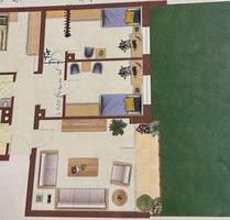Familienfreundliche 4-Zimmer-Wohnung 84 qm mit eigenen Garten - Ansbach