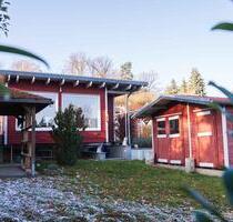 Rotes Schwedenhaus mit Seeblick - Prenzlau