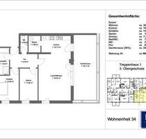 3 - Zimmer Penthouse mit EBK und Dachterrasse in Schweinheim - Aschaffenburg Gailbach