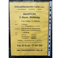 Wohnung zu vermieten - 565,00 EUR Kaltmiete, ca.  65,00 m² in Güstrow (PLZ: 18273)