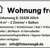 Bezugsfreie 2-Zimmer-EigentumsWohnung - Jülich