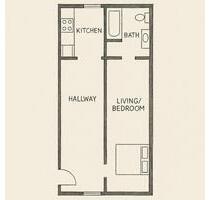 Mietwohnung - 1.200,00 EUR Kaltmiete, ca.  50,00 m² in Berlin (PLZ: 13437) Reinickendorf