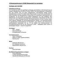 3 Zimmer Wohnung ab 01.02.2026 in Weisendorf - Heßdorf