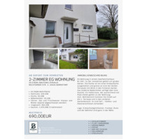 2 Zimmer EG Wohnung ab SOFORT zu vermieten - Barnstorf